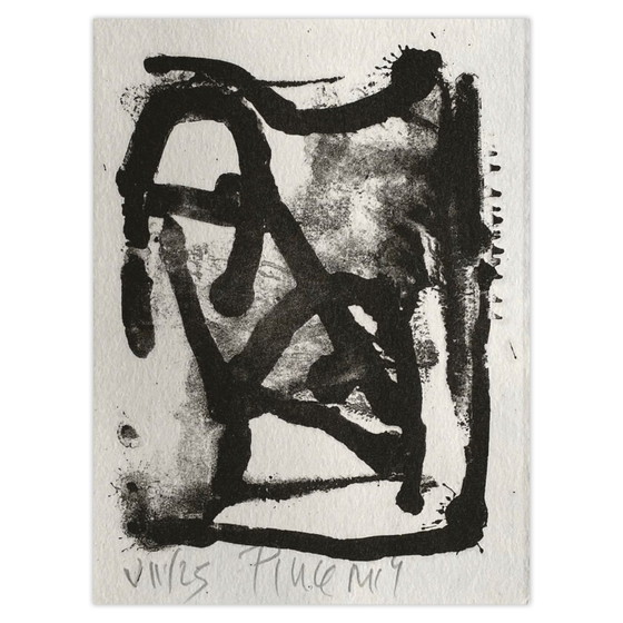 Jean Pierre PINCEMIN Lithographie signée La Chambre Blanche 1995 – Lithographies et sérigraphies, Paper (photo 4 of 5)