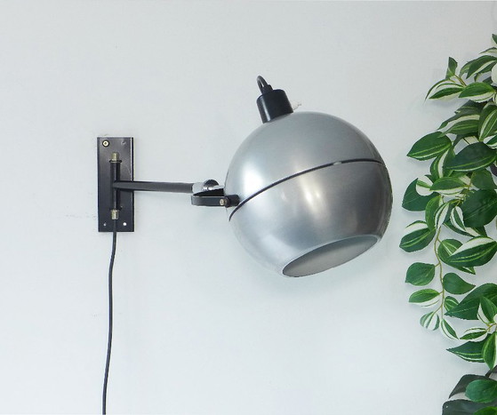 Applique murale vintage années 60 Space Age Dijkstra Satellite Mid Century, Dijkstra Lampen (photo 3 sur 9)