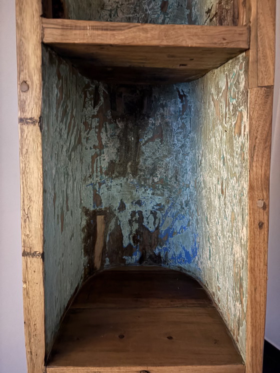 Image 1 of Portabottiglie a forma di barca, ricavato da una vera barca da pesca