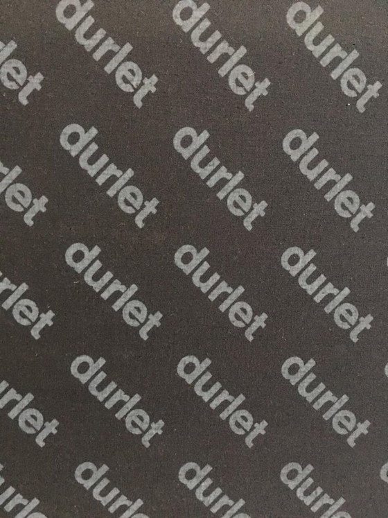 Image 1 of Durlet Cornelius blauw lederen bank, model jaren 80