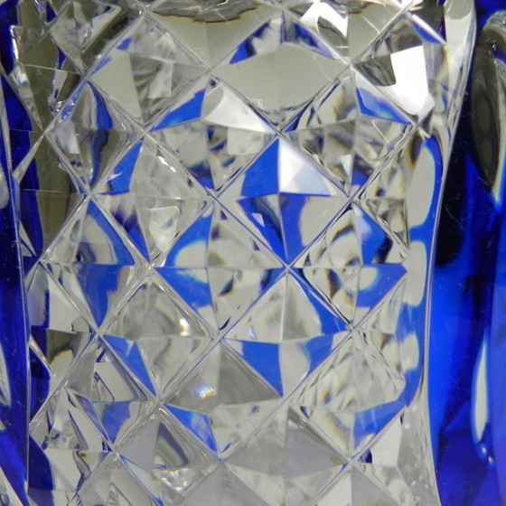 Image 1 of VSL Val Saint Lambert vase by Xavier Crespo, signed number 136-180