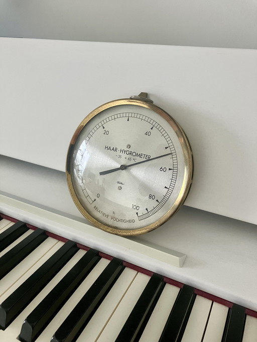 old Fischer hydrometer - relative humidity meter - 13cm