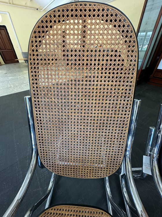 Mecedoras al estilo de Marcel Breuer (2 unidades) – Rattan (photo 11 of 13)