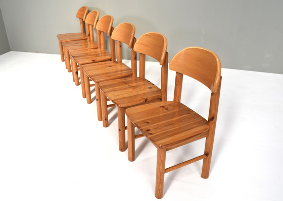 Image 1 of 6x Esstischstühle von Rainer Daumiller, 1970er Jahre