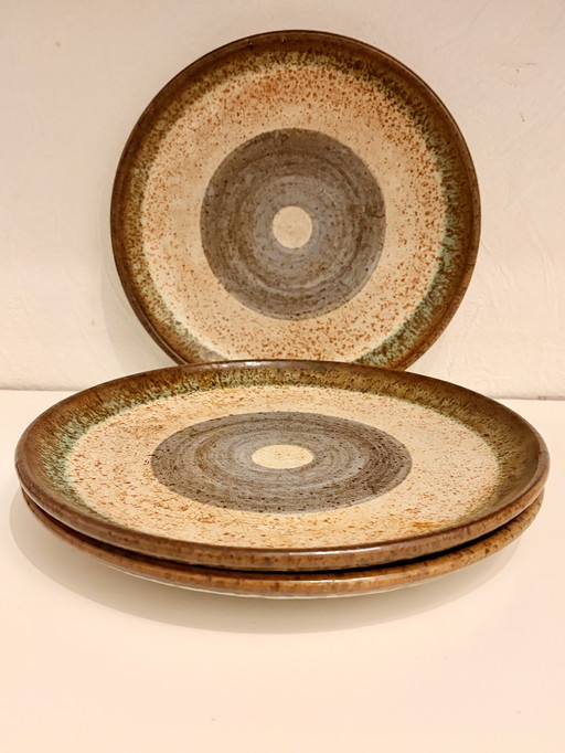 Keramisch bord Vallauris - Atelier La Roue, jaren 60