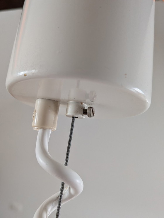 Image 1 of Suspension « Tulipe » en verre de Murano glacé, style milieu du XXe siècle, par Carlo Nason pour J.T. Kalmar (années 1960)