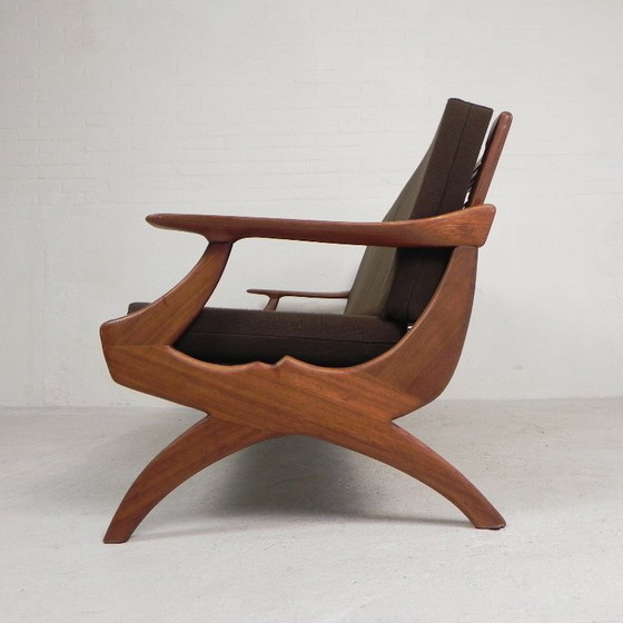 Divano a tre posti in teak De Ster Geldermalsen Gelderland, anni '60 – Divani 3 posti, Wood (photo 16 of 29)