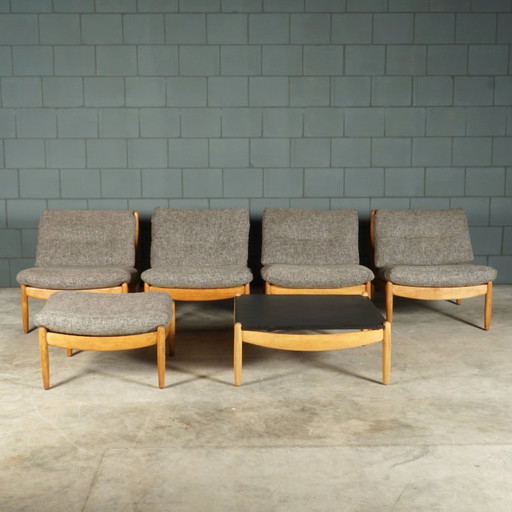 Vintage modular seating area/seating group – Carl Straub – 1960s