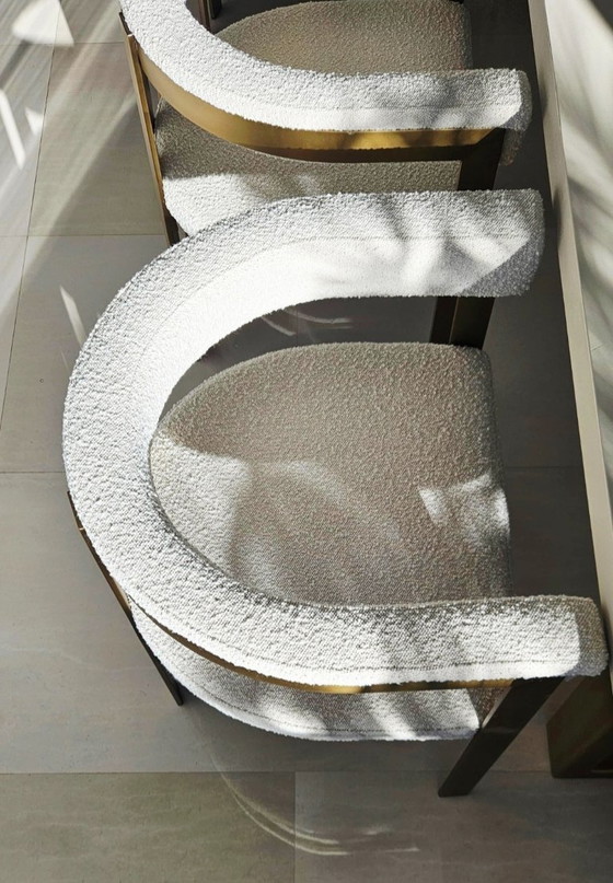 Image 1 of 8 sillas Eichholtz Clubhouse Bouclé color crema