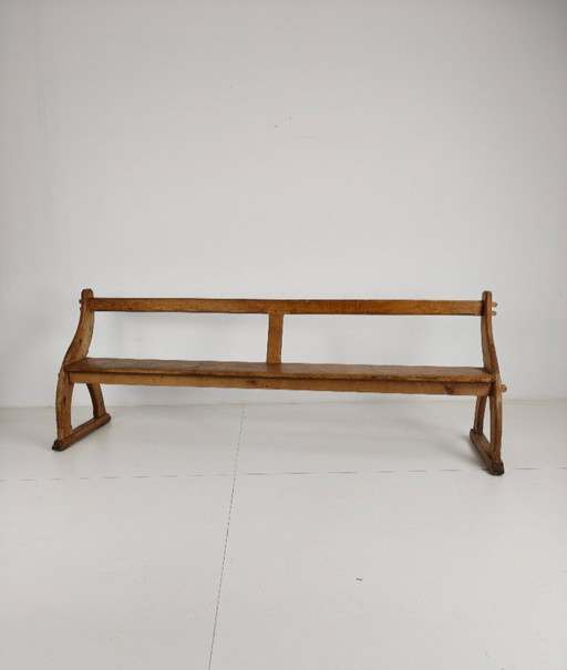 Bancs d'école victoriens en pin pitchpin – Vers 1900, Angleterre – bankjes, Wood
