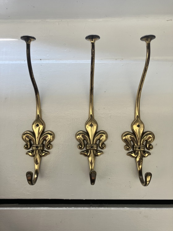 Image 1 of Percheros de latón antiguo