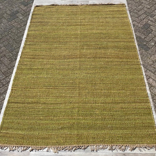 Brinker Carpets Festival Jute Slam Green Rug - 200x290cm
