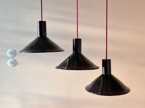 Image 1 of Lampada a sospensione in vetro Michael Bang P&amp;T di Holmegaard