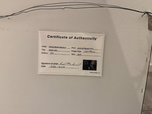 Erlend Mikael Saeverud – White Lady (2019) – Edition 1/10