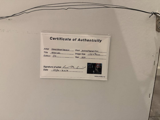 Image 1 of Erlend Mikael Saeverud – White Lady (2019) – Edizione 1/10