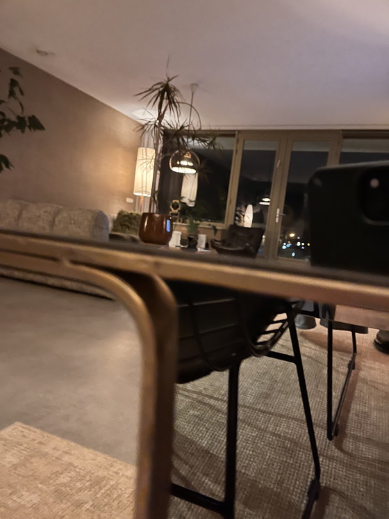 Image 1 of Goudkleurige spiegel mat