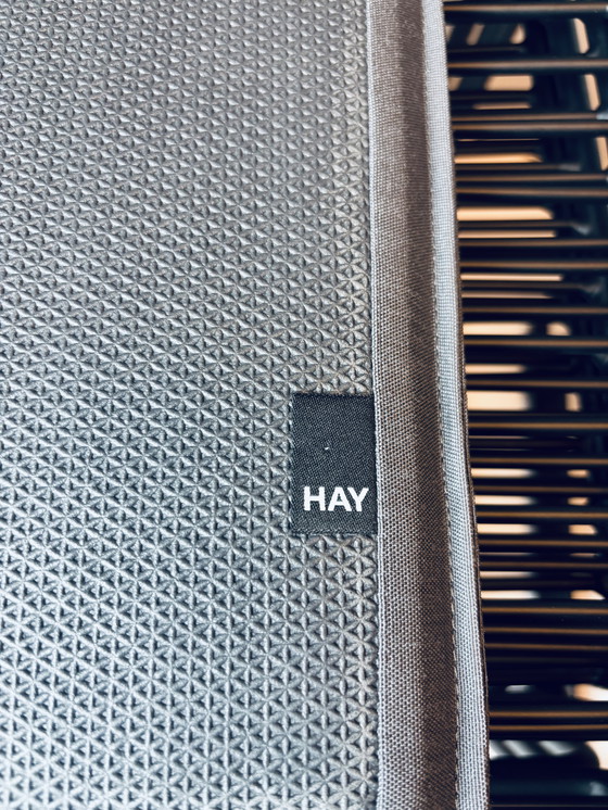 Image 1 of Sedie da pranzo HAY Hee – Set di 10 + 10 cuscini – Nere – Ottime condizioni