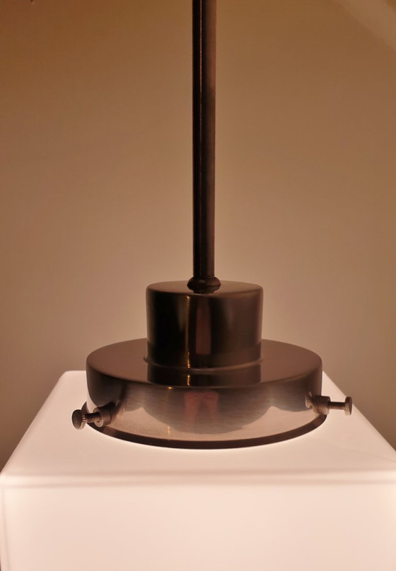 Image 1 of 2 Art Deco GISO (Gispen) hanglampen Kubus