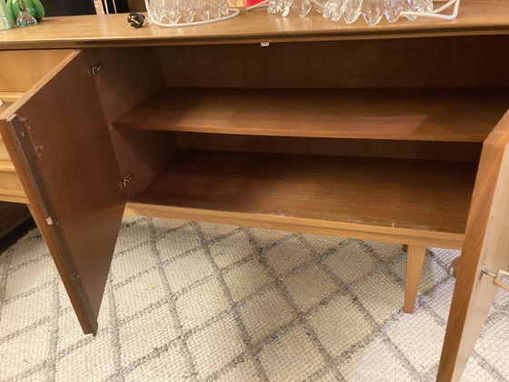 Image 1 of Lowboard/dresser in teak sleek lines with special details