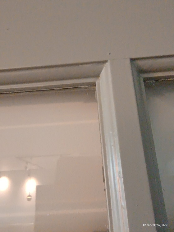 Image 1 of Binnendeur met facet geslepen glas