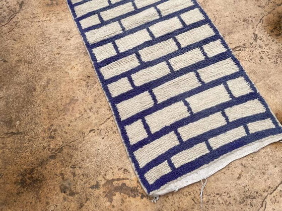 Handgefertigter marokkanischer Läufer 400cm x 70cm – Teppiche & Läufer, Wool (photo 5 of 7)