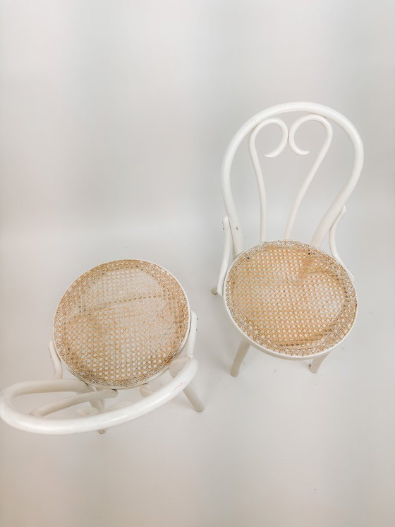 Image 1 of 2x Thonet stijl eetkamerstoelen