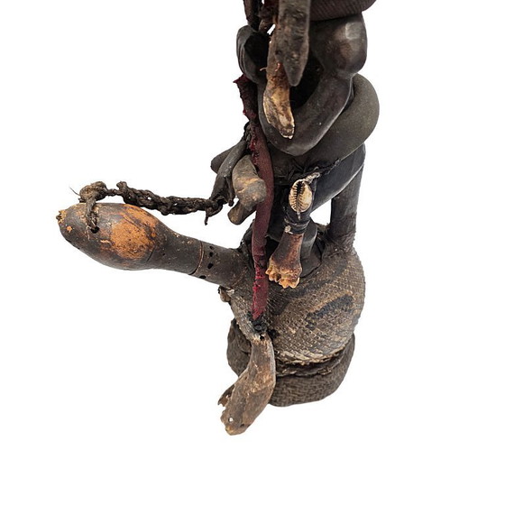 Image 1 of Fétiche de statue d'Afrique centrale ancienne/type Nkisi, milieu du XXe siècle