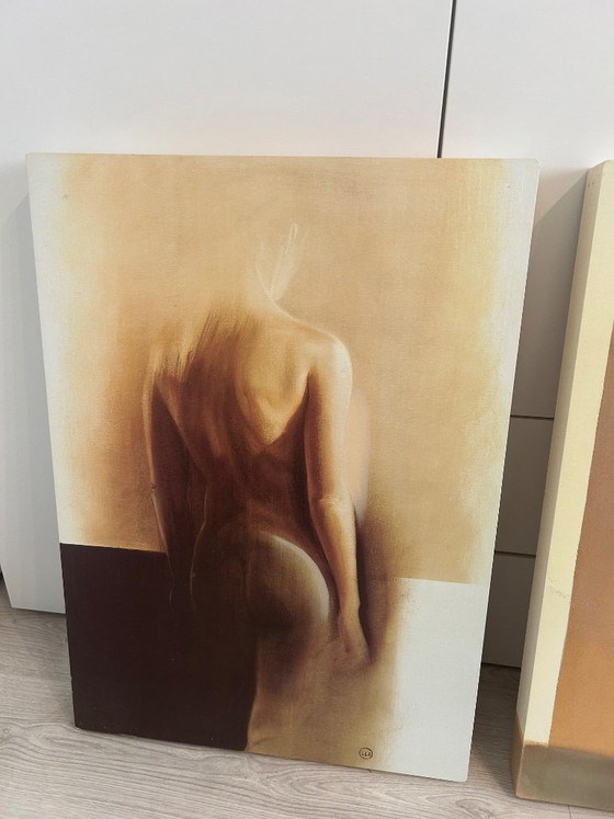 Original paintings Lizette Luijten-Daas – set of 2 – Art, Wood (photo 4 of 5)