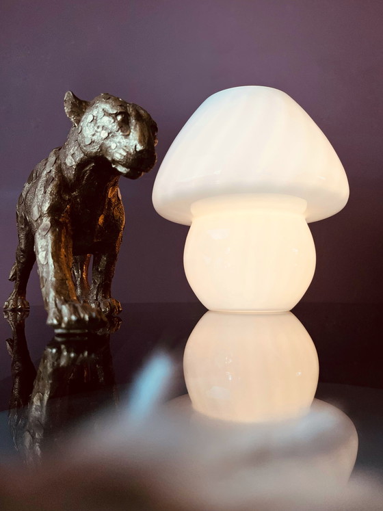 Image 1 of Lámpara de mesa con forma de hongo en espiral de Peill & Putzler