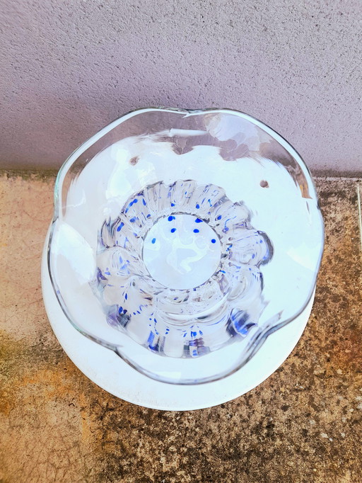 Boheemse kristallen art-deco vaas, J.Loetz,1930.