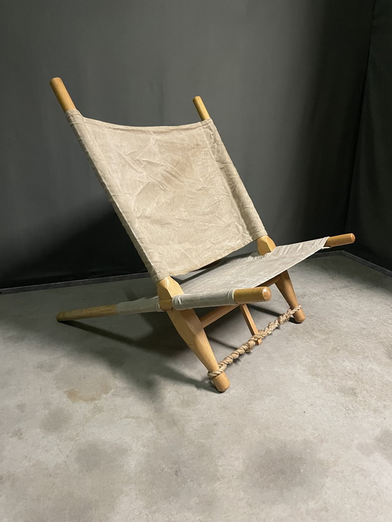 Image 1 of Chaise à scie vintage par Ole Gjerlov Knudsen pour Cado, Danemark 1958