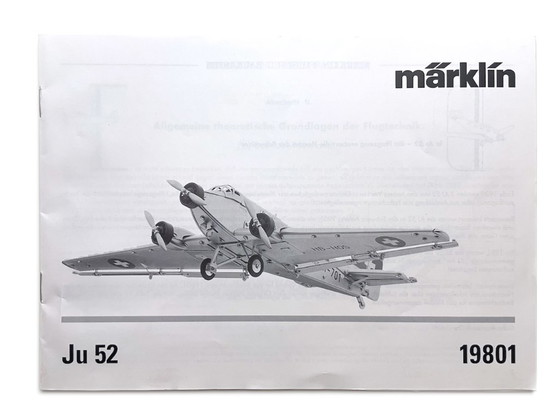 Image 1 of Modellino di aeroplano Mårklin - JU 52 / 19801