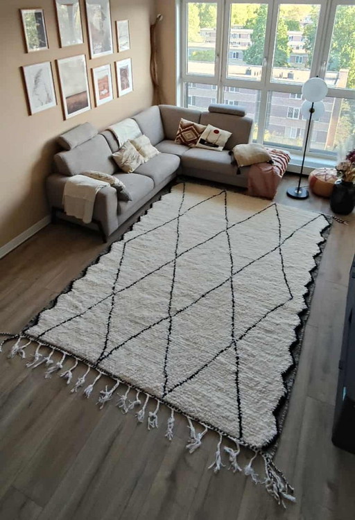 Berber carpet 310 x 220 Boho new wool rug Moroccan
