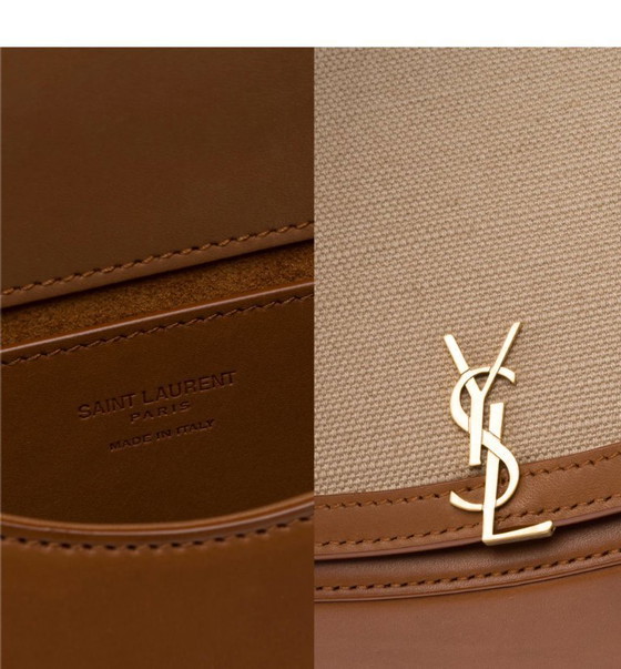Image 1 of Tasche YVES SAINT LAURENT en Toile Beige - 103449