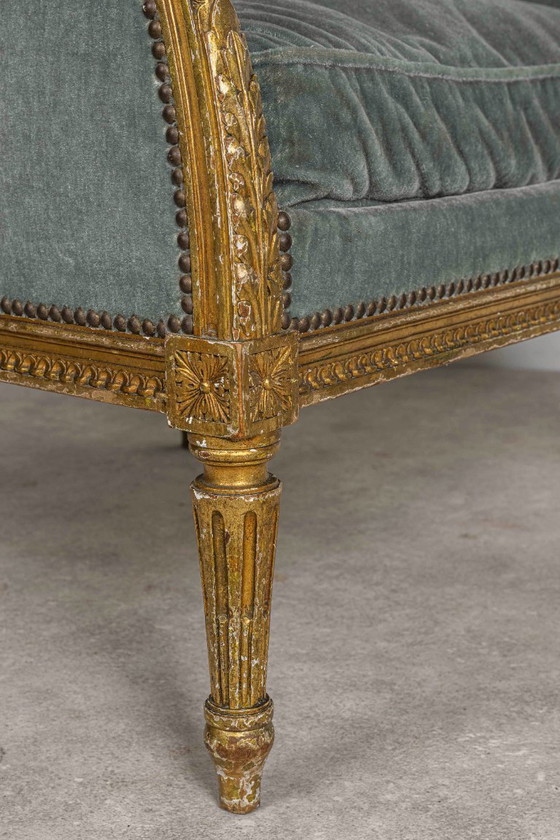 Image 1 of Prachtige bergère oorfauteuil Louis XVI