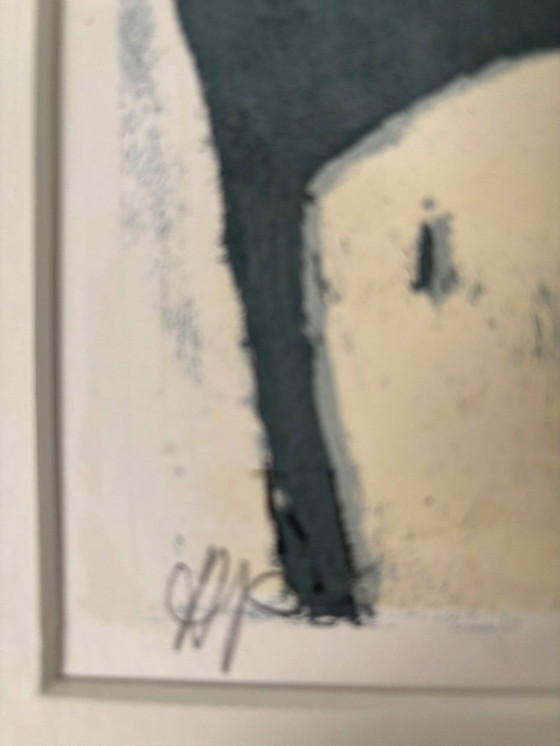 Image 1 of Sérigraphie Peter Bastiaanssen Chien sur chaise 2