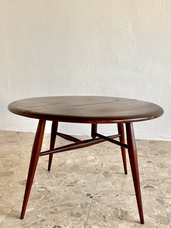 Image 1 of 1x Table basse à abattants Ercol modèle 308 en orme et hêtre, années 1960