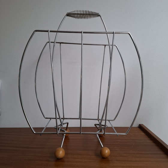 Image 1 of Portariviste in filo d'acciaio sputnik