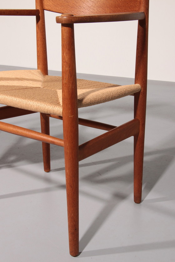 Image 1 of Dining chairs by Hans Wegner for Carl Hansen & Søn, Denmark 2 CH37 and 2 CH36