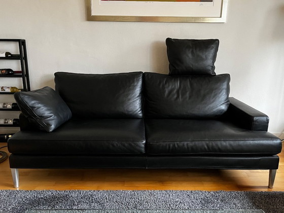 Image 1 of FSM (deSede) Sofá Clarus de cuero negro