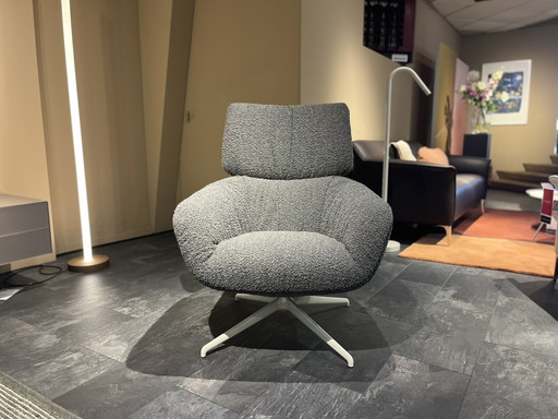 Leolux Lodey + poef fauteuil