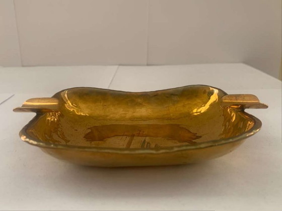 Image 1 of Posacenere Art Déco, modello 10 A, Karl Bayer, Monaco di Baviera, Art Nouveau, ottone