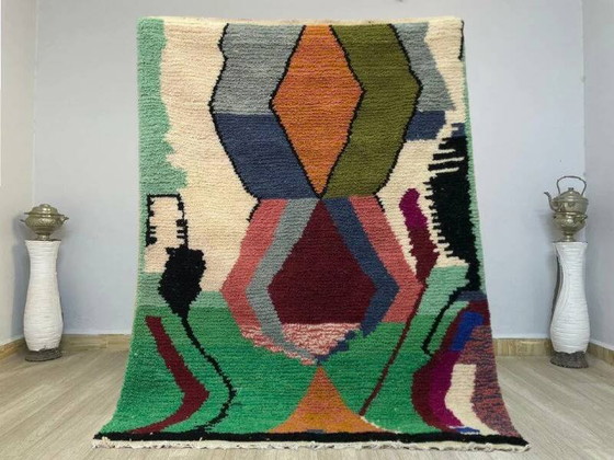 Alfombra bereber hecha a mano de pura lana 3x2 m – Wool (photo 11 of 11)