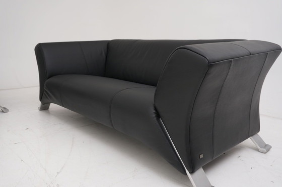 Image 1 of Rolf Benz 322 Garnitur Couch Sofa Dreisitzer Zweisitzer Leder Tisch 5021