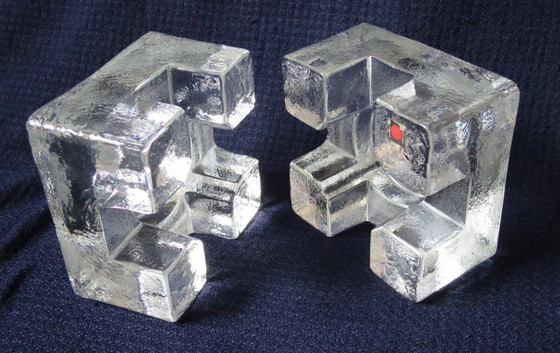 Image 1 of 2x Wiesenthalhütte Glas Stövchen Kannenwärmer Teewärmer Kaffeewärmer