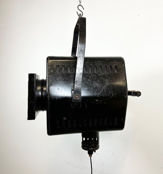 Image 1 of Vintage Black Theatre Spotlight, 1950s