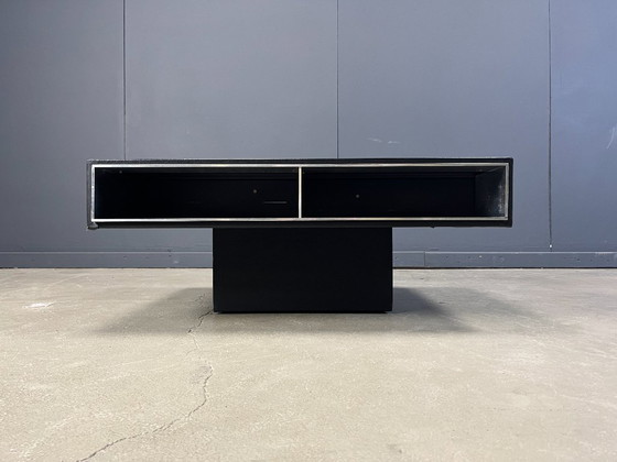 Image 1 of Vintage Italiaanse bartafel/salontafel in de stijl van Willy Rizzo, jaren 70.
