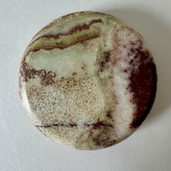 Image 1 of Cendrier en onyx vintage 