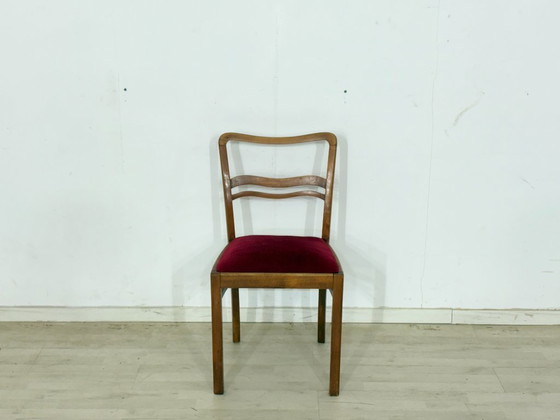 Image 1 of Ensemble de 4 chaises Art Nouveau / chaises de salle à manger – vers 1920