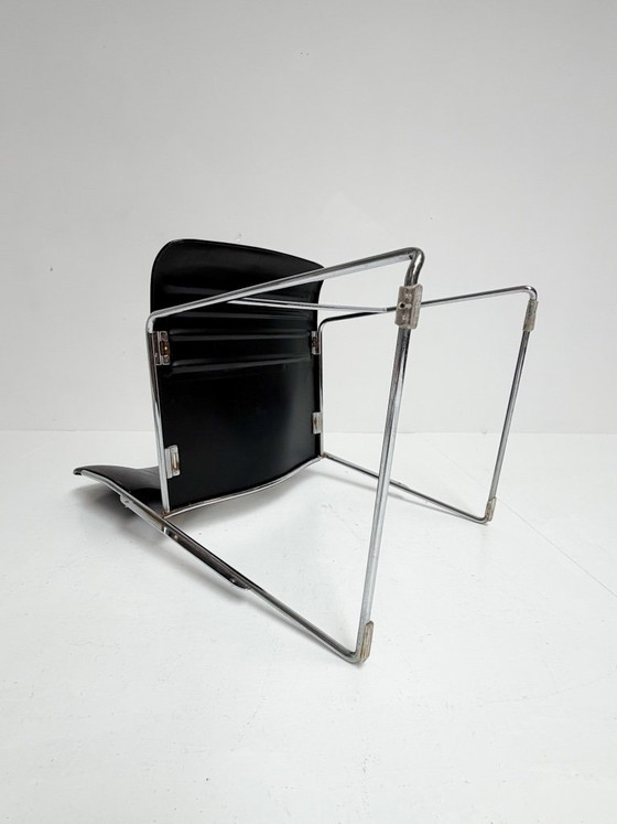 Set di 6 Sedie Impilabili di David Rowland per HOWE, anni '70 – Sedie da pranzo, Metallo, Vintage (photo 13 of 13)